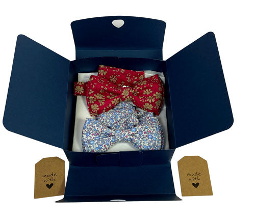 Noeud papillon fait main en tissu Liberty