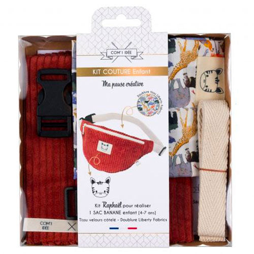 Kit couture sac banane enfant Raphaël, Com'1 Idée