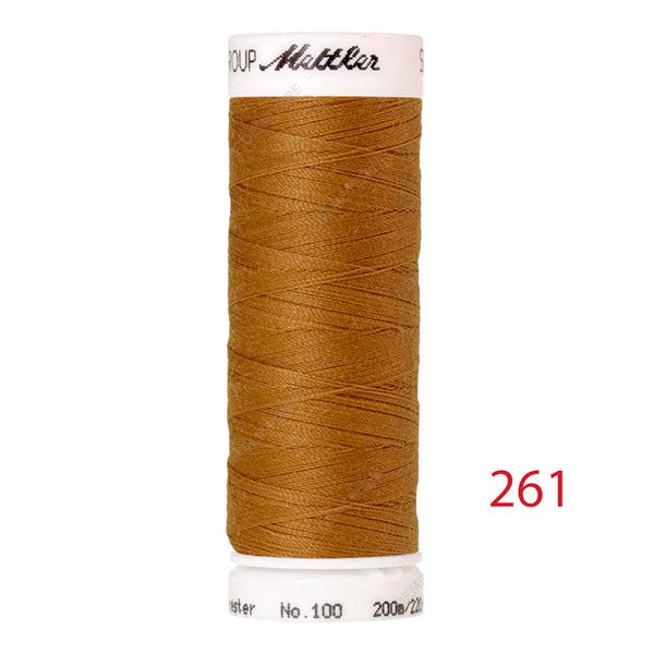 Fil à coudre 200m rouille