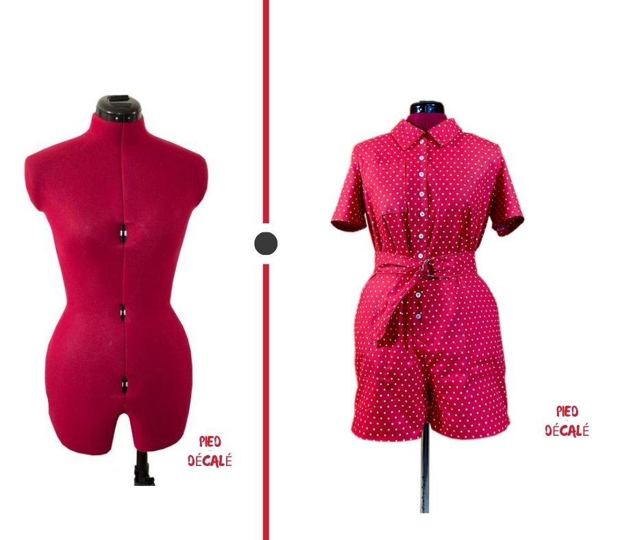 Mannequin couture pantaform