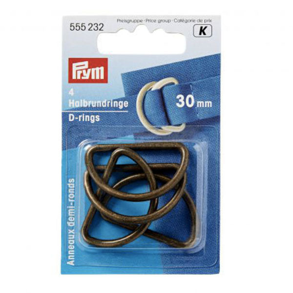Anneau demi rond Prym 30mm, bronze, 555232