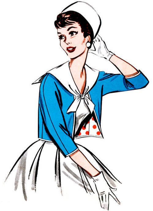 Patrons de couture robe et veste vintage Butterick 7052