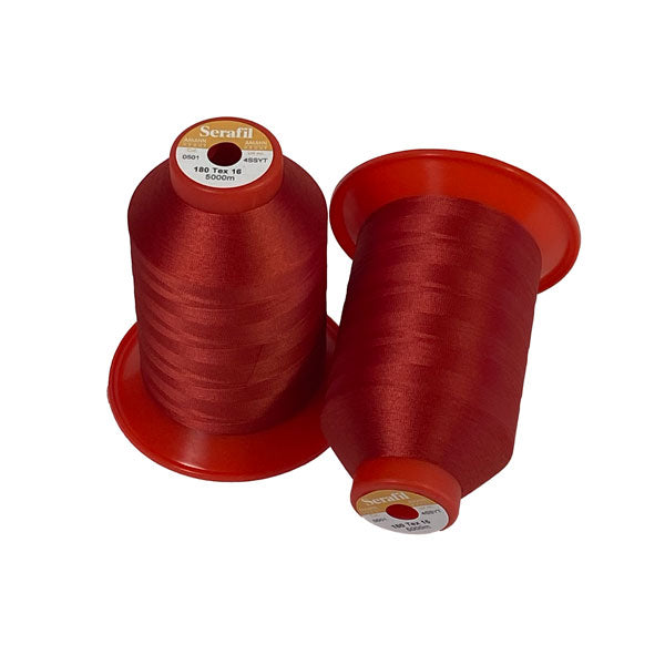 Cône de Fil Serafil N°120 ou 180/2, Col 501, 5000m 100% polyester