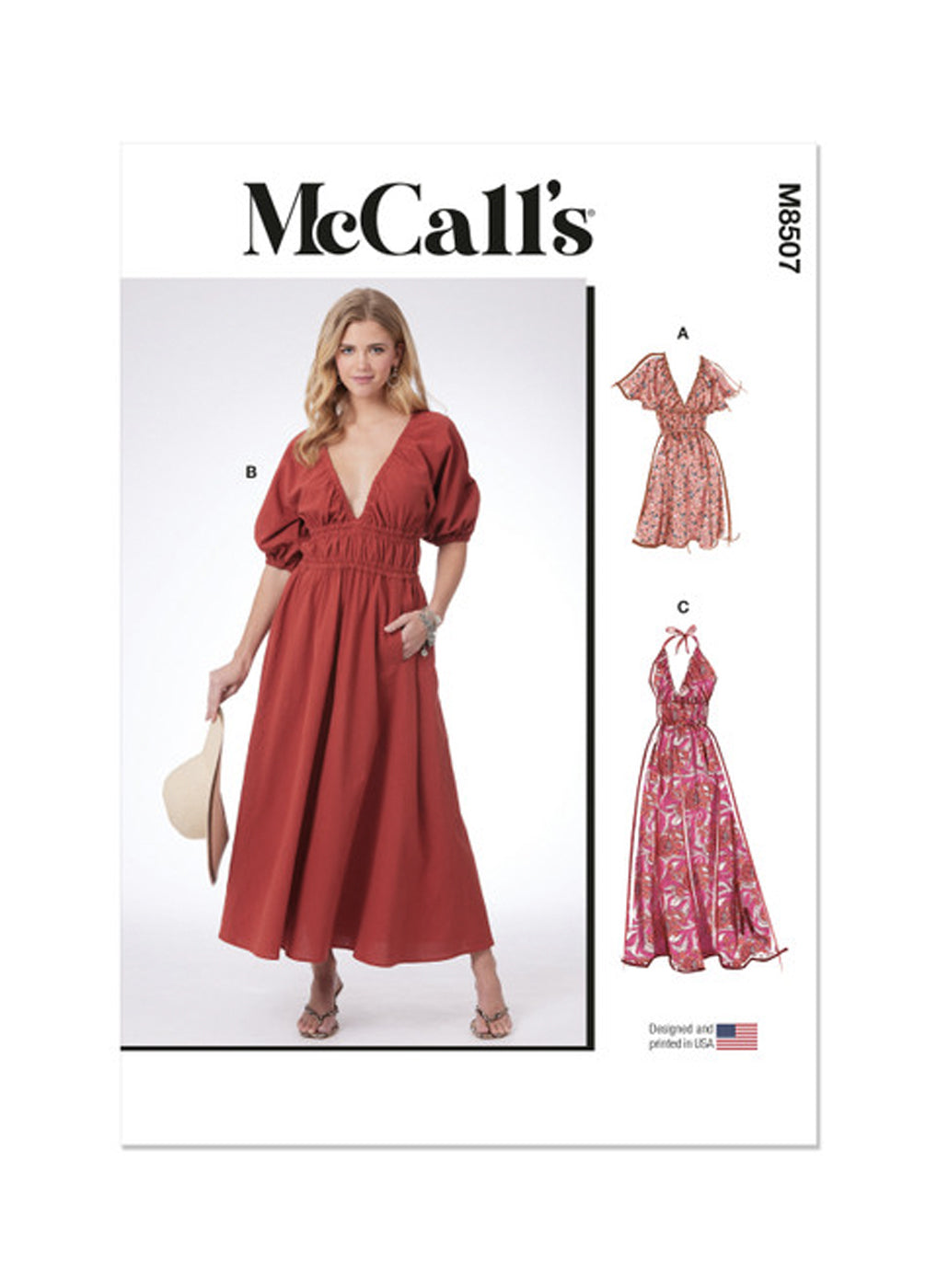 Patron couture robe McCall's 8507