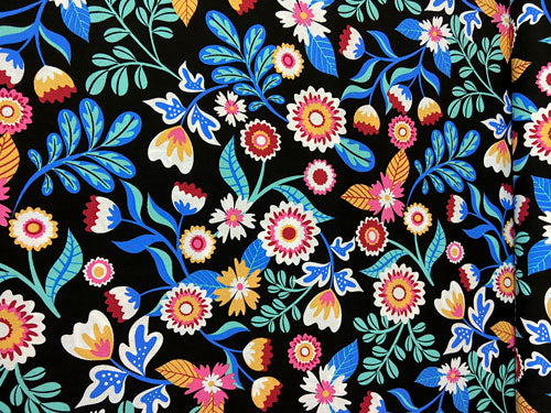 Tissu coton Kaleria, tissu Domotex, 50cm