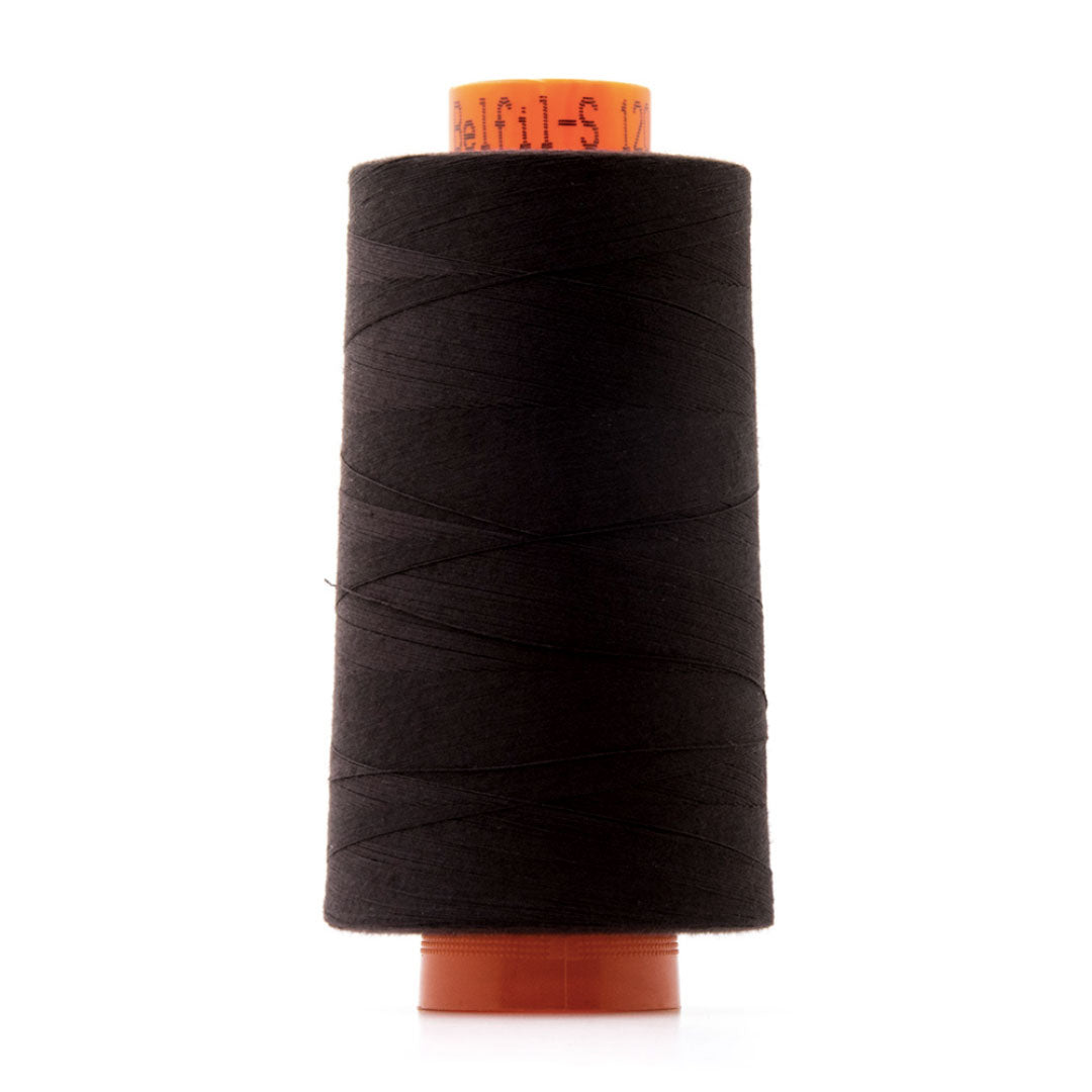 Bobine de fil polyester marron, Cône surjeteuse 5000m Col 432 Belfil