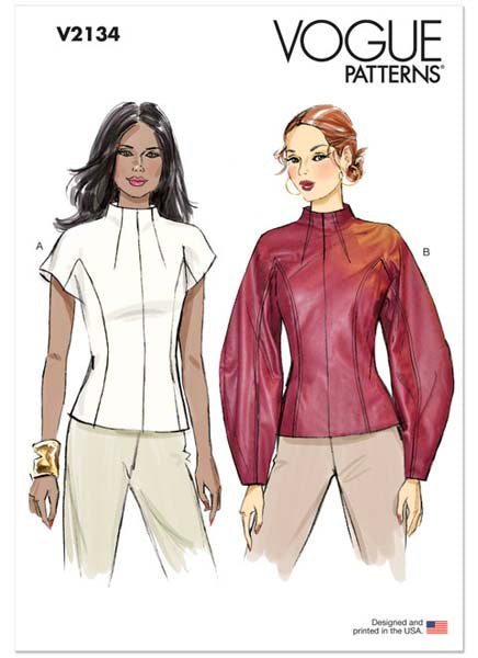 Patron haut Vogue 2134, Patron couture femme