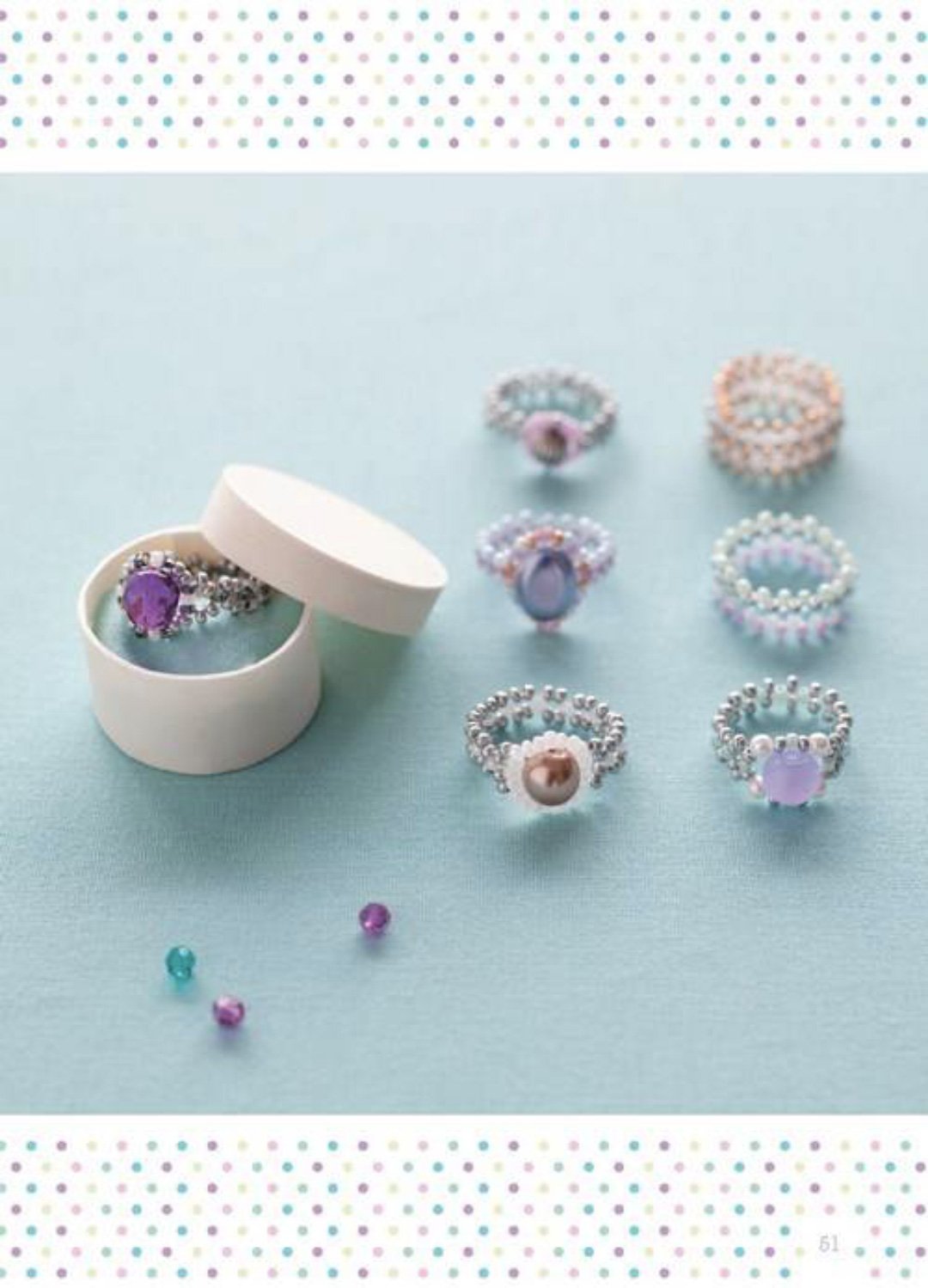 Perles de rocaille, bijoux à réaliser soi-même, christine Hooghe