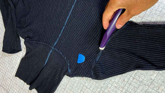 Comment reproduire le patron d'un col roulé ?