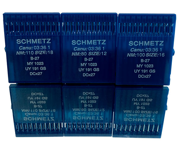 Aiguilles Surjeteuse industrielle Schmetz B27, DCx27