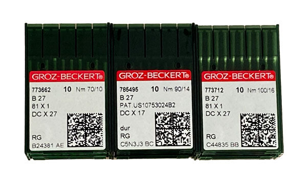 Aiguilles surjeteuse industrielle Groz-Beckert B27, 81x1, DCx27