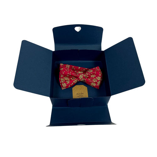 Noeud papillon fait main en tissu Liberty Capel