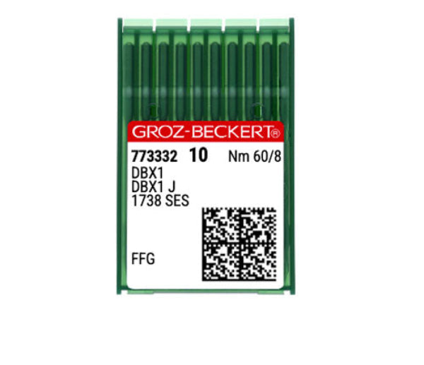 Aiguilles pour machine à coudre industrielle Groz-Beckert 1738, 16x257 SES NM 60