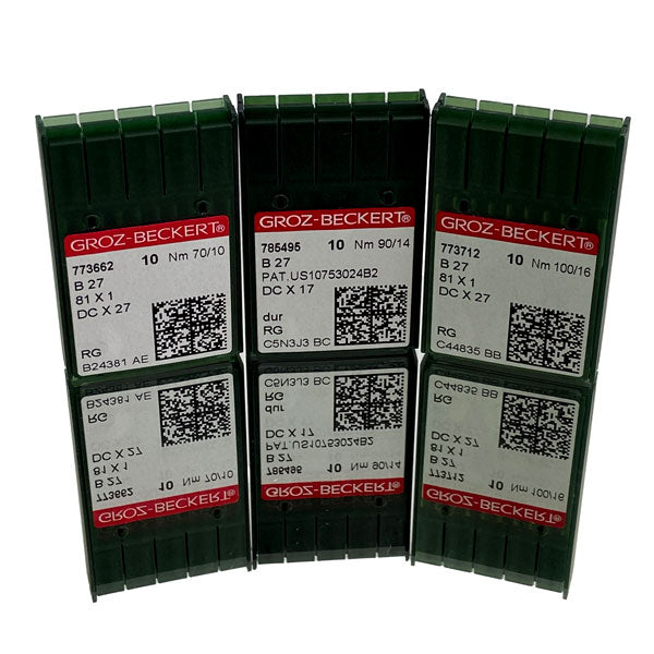 Aiguilles surjeteuse industrielle Groz-Beckert B27, 81x1, DCx27 