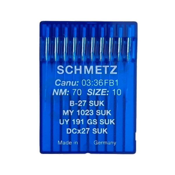 Aiguilles surjeteuse industrielles Schmetz B27SUK MY 1023SUK NM70