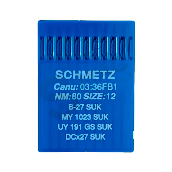 Aiguilles surjeteuse industrielles Schmetz B27SUK MY 1023SUK NM80
