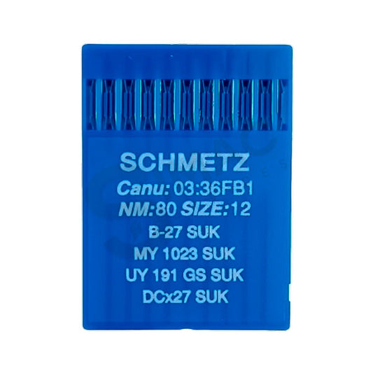 Aiguilles surjeteuse industrielles Schmetz B27SUK MY 1023SUK NM80