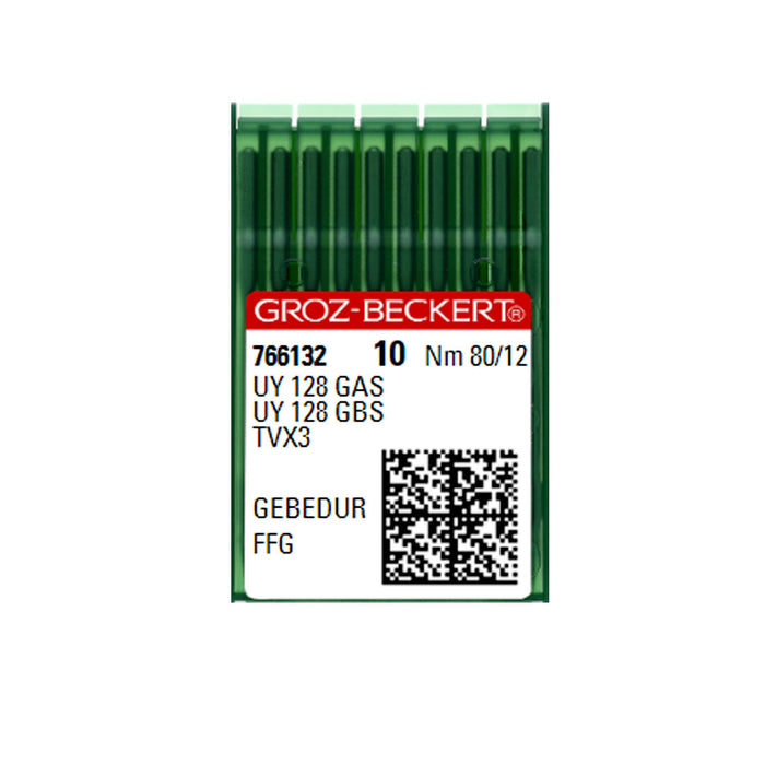 Aiguilles pour machine industrielle Groz-Beckert UY128 GAS, TV3, 149x3, FFG/SES, NM 80