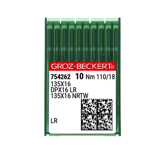 Aiguilles pour machine à coudre industrielle Groz-Beckert 135x16 LR, DPx16 NM 110
