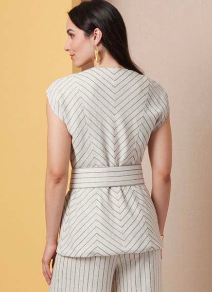 Patron haut ajusté et pantalon, Butterick 7028