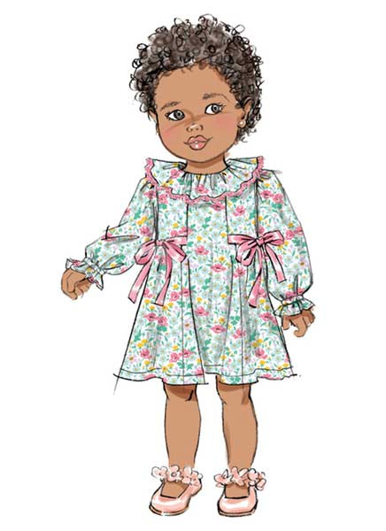 Patron robes enfants Butterick 7032