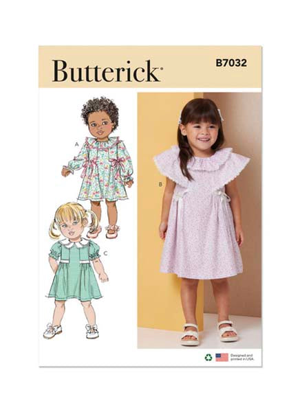 Patron robes enfants Butterick 7032