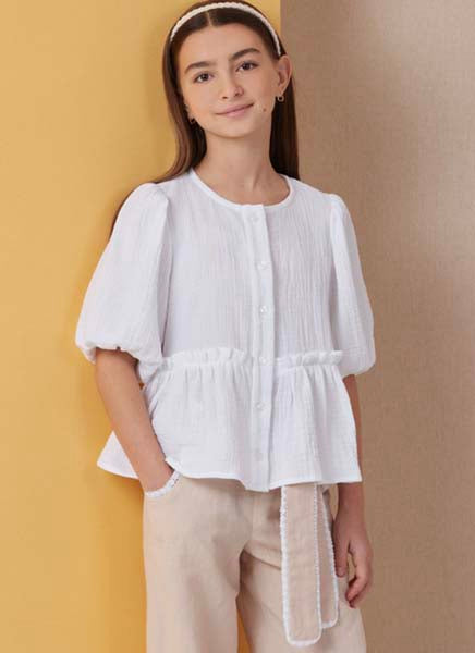 Patron haut, short et pantalon, Butterick 7034