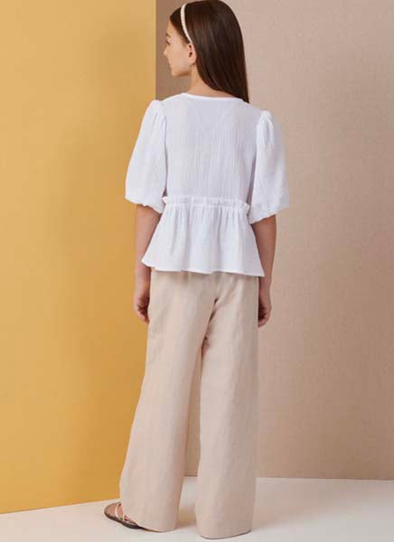 Patron haut, short et pantalon, Butterick 7034