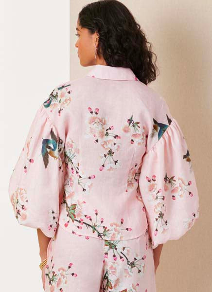 Patron haut femme manche bulle, short et pantalon Butterick 7045