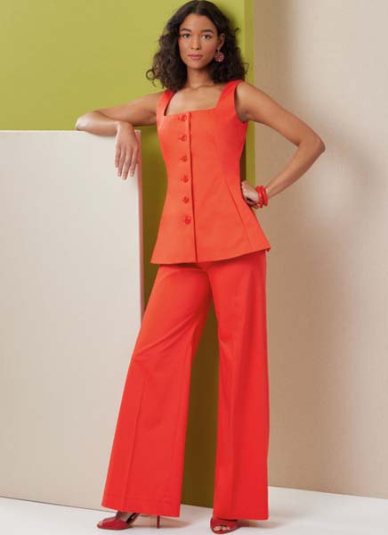 Patron haut et pantalon, Butterick 7046