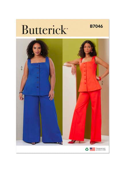 Patron haut et pantalon, Butterick 7046