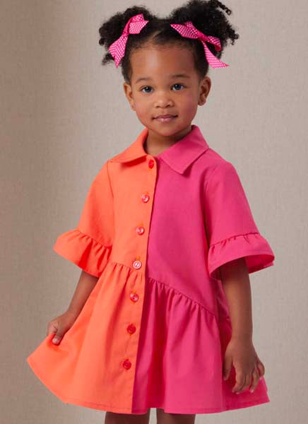 Patron robes fillettes Butterick 7049