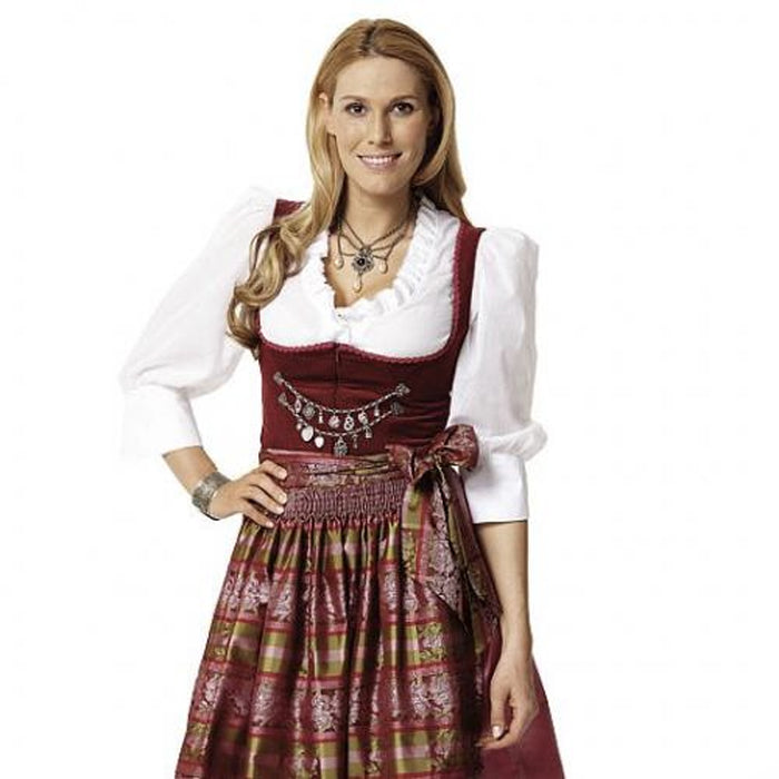 Patron robe tyrolienne, robe bavaroise, Dirndl, Burda 7443