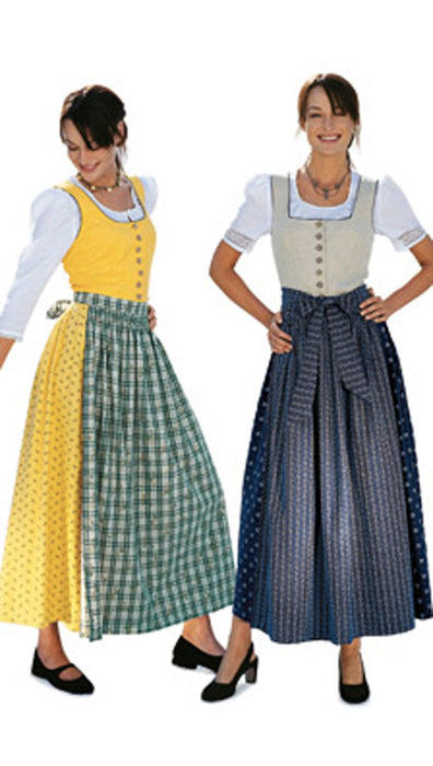 Patron robe tyrolienne, robe bavaroise, Dirndl, Burda 8448