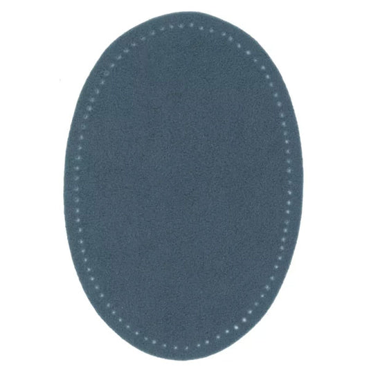 Renforts coudes, renfort thermocollant bleu gris, 9,5x14,5cm, Prym 929038