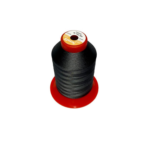 Cône de Fil Serafil N°120, 180/2, gris, 5000m 100% polyester, Col 416