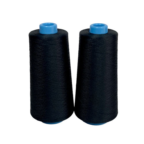 Fil mousse Sabatex pour surjeteuse, blanc, noir, 10000m, NM 120