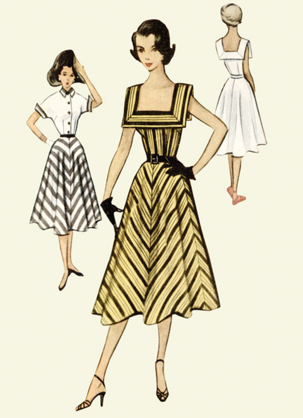 Patron De Couture Vintage Simplicity Années 1930 - Robe B34 (Modèle 1439R) - Neuf