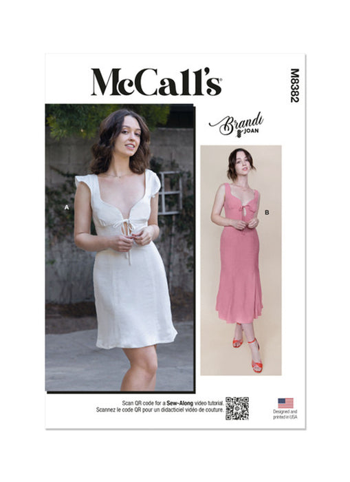 Patron couture robe moulante McCall's 8382
