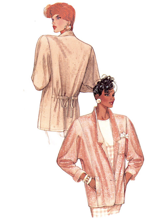 Patron couture veste vintage année 80 McCall's 8491