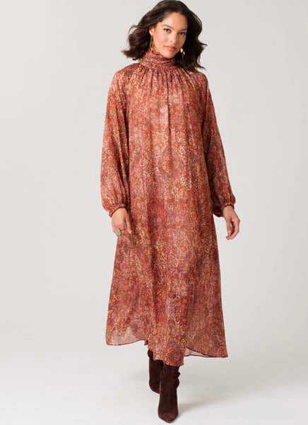 Patron couture robe longue, McCall's 8603