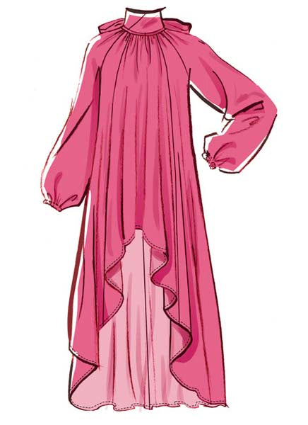 Patron couture robe longue, McCall's 8603