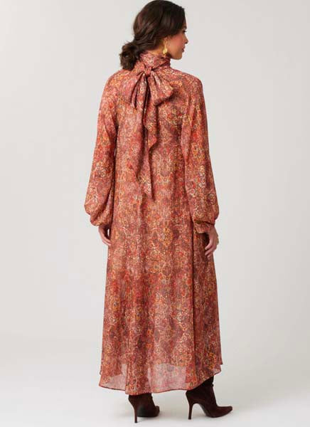 Patron couture robe longue, McCall's 8603