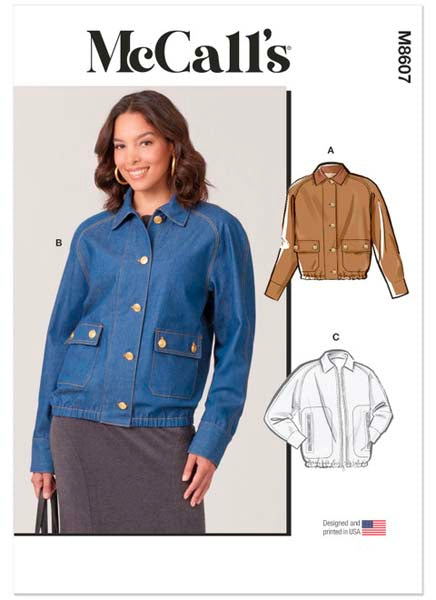 Patron vestes style blouson, McCall's 8607