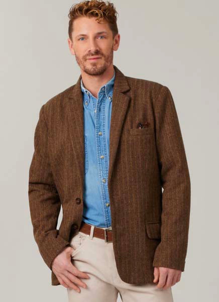 Patron unisexe blazer à col cranté McCall's 8614