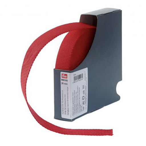 Sangle pour sac à dos, rouge, 25mm, 10M, 965163