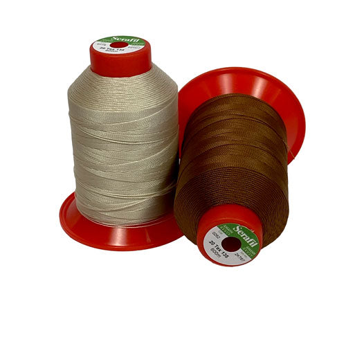 Bobine de Fil Serafil 20, 600m, Fil polyester pour chaussures/jeans
