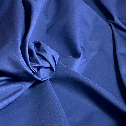 Coupon de tissus gabardine uni bleu marine foncé, Destockage