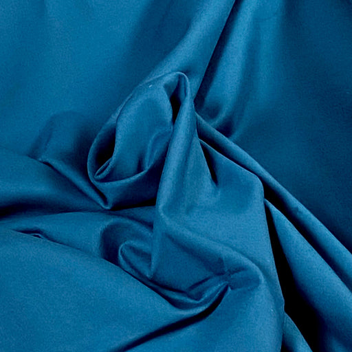 Tissu coton uni Indigo, Tissu Domotex, création française, 50cm