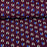 Tissu coton demi natté Eiwe/Purple, création française, 50cm